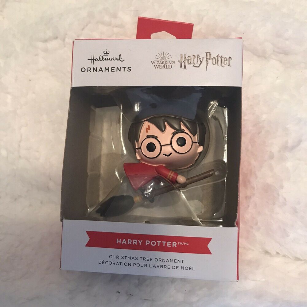 Hallmark Harry Potter On Broom Christmas Tree Ornament X-Mas Wizarding World New
